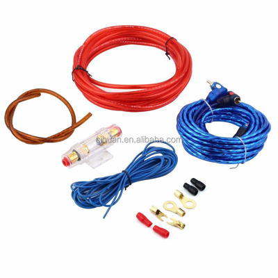4/8 Gauge Car Amp Wiring Kit for Car Audio Conductor Vật liệu đồng bọc nhôm
