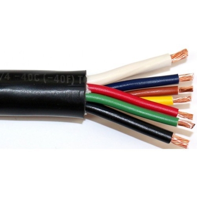 Cáp xe kéo 14 Gauge 7 Way Conductor Extension Wire PVC cách nhiệt 14/7