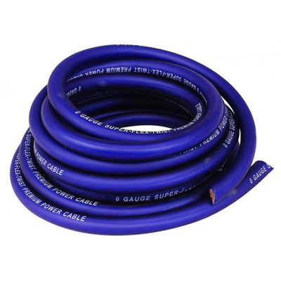 1/0 Gauge Lớn RED Power Ground Wire với vật liệu cách điện PVC và Số lượng dây dẫn 1