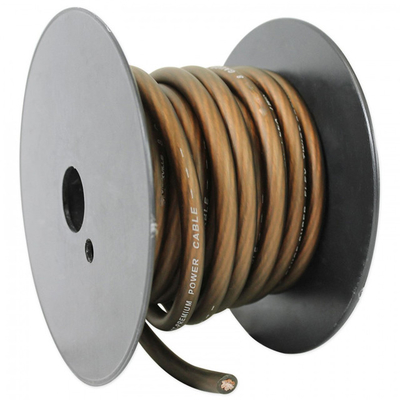 1/0 Gauge Lớn RED Power Ground Wire với vật liệu cách điện PVC và Số lượng dây dẫn 1