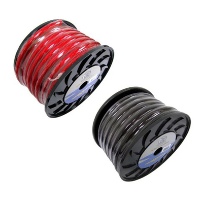 1/0 Gauge Lớn RED Power Ground Wire với vật liệu cách điện PVC và Số lượng dây dẫn 1