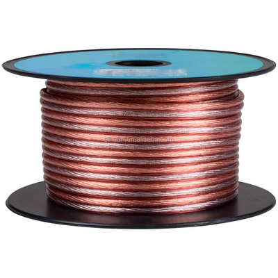 Gold Connector High End Flexible Speaker Wire PVC Không được che chắn