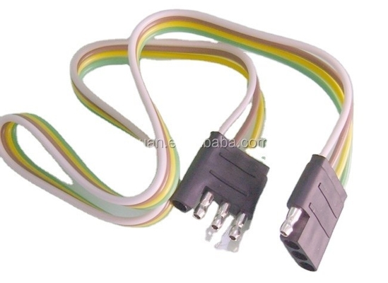 2.8X đường kính bên ngoài 4c 18AWG dây dây kéo gắn với cáp với phích dây dẫn đồng trần