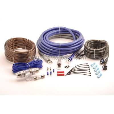 Low Voltage Car Audio System Wiring Kit với tùy chỉnh Cable Color Options PVC / Soft PVC Jacket