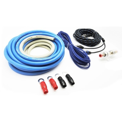 CCA/OFC 12V Tiêu chuẩn thông số kỹ thuật 4/8 Gauge Flexible Audio Power Amp Wiring Kit