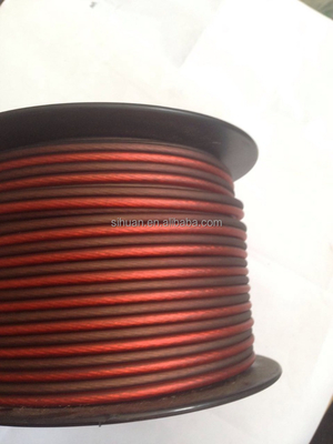 Vàng Inner Conductor tùy chỉnh đường kính bên ngoài xe ô tô âm thanh 12 Gauge loa dây cáp