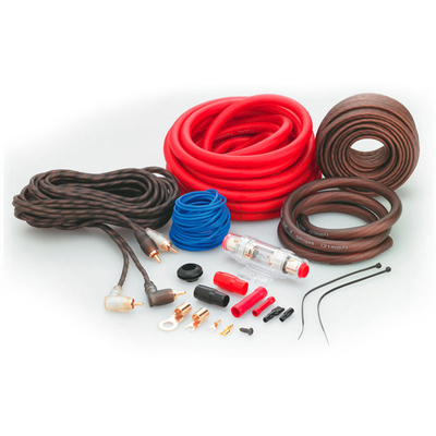 CCA/OFC 12V Tiêu chuẩn thông số kỹ thuật 4/8 Gauge Flexible Audio Power Amp Wiring Kit