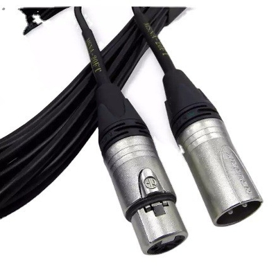 100% đồng siêu linh hoạt Máy nghe nhạc XLR Cáp âm thanh với đầu nối vàng