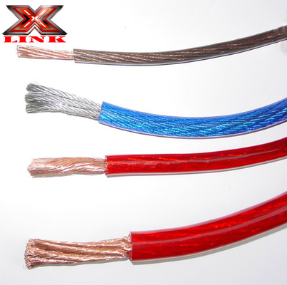 0 Gauge Cáp điện tăng cường âm thanh xe hơi với áo khoác PVC bền và dây dẫn đồng