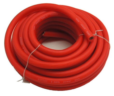 0 Gague dây ô tô âm thanh cáp pin với loa trong bất kỳ màu nào được thực hiện