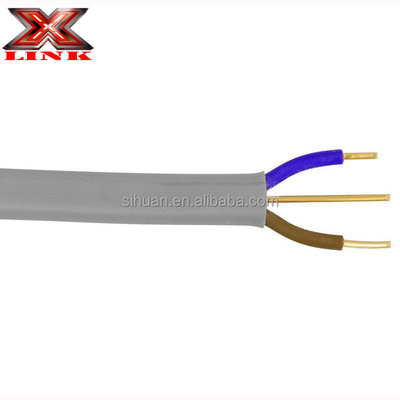 VDE 0281 Cáp đồng rào PVC vật liệu cách nhiệt Twin Earth TPS Wire