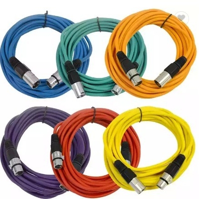 100% đồng cao linh hoạt âm thanh âm thanh lớn Microphone cáp nhạc cụ Guitar DMX dây