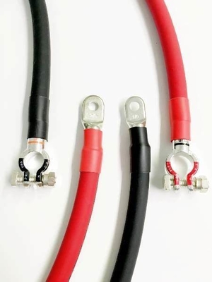 5/16 &quot; Lug Terminal 12 inch Tined đồng pin Inverter cáp cho xe tải xe tải RV mặt trời