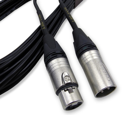 Gold Connector Braid Shielding Microphone Audio Cable 0.22mm2 0.35mm2 cho âm thanh rõ ràng