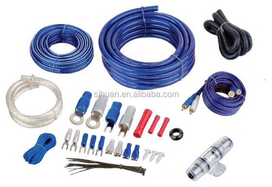 4 Gauge Car Amplifier Wiring Kit cho cài đặt trên cao và hiệu suất