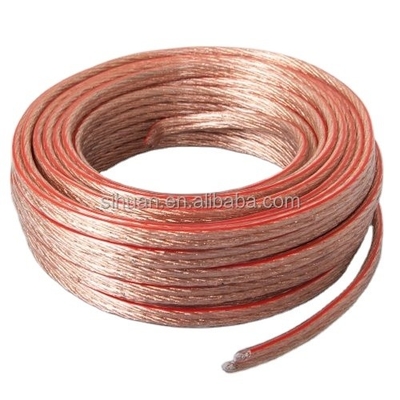 16 Gauge Flexible Transparent Speaker Cable CCA với OFC Internal Conductor được chứng nhận CE