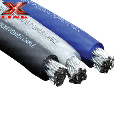 Đồng bọc Aluminium dẫn Dây điện âm thanh xe hơi linh hoạt với cách điện PVC 0 4 8 Gauge trong bất kỳ màu nào