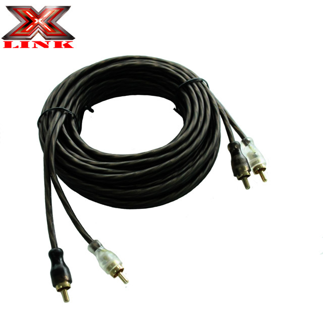 17ft 2 kênh RCA Audio kết nối cáp Gold Connector Màu sắc và giảm tiếng ồn
