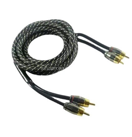 5m Gold Connector CCA Conductor Audio bulk RCA Cable For Car Home System tích hợp âm thanh