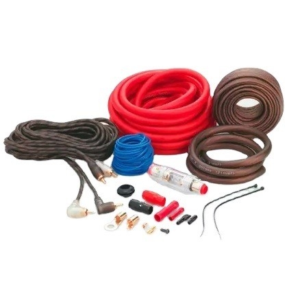 1128 Tiêu chuẩn 4 Gauge OFC CCA Cụ thể lắp đặt bộ khuếch đại dây cáp bộ khuếch đại cho âm thanh xe hơi