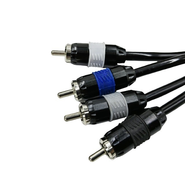 Máy cáp RCA đồng PVC mềm với dây dẫn OFC ở bất kỳ màu nào