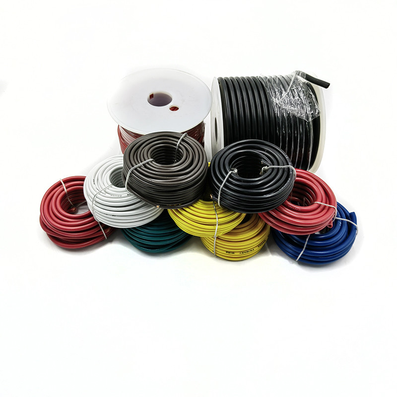 10 12 14 16 18 AWG Gauge GA Automotive Primary Wire Cáp điện với áo khoác PVC