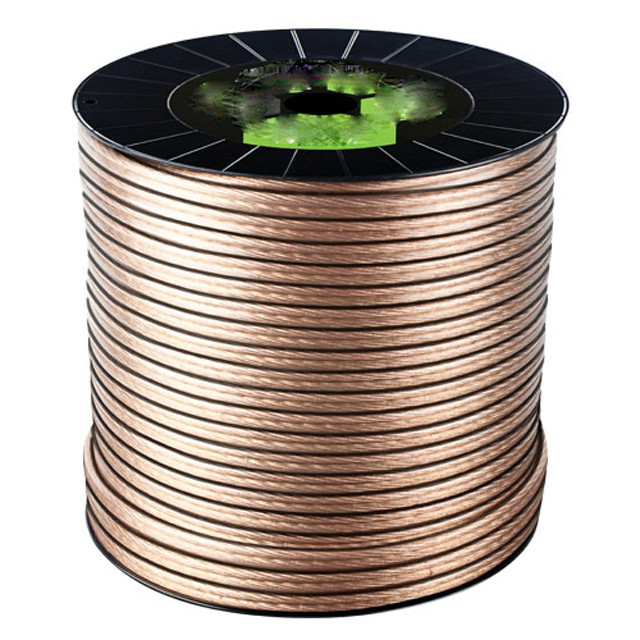 Multimedia 16 Gauge 2 Conductor Standard Speaker Wire Roll với màu kết nối vàng