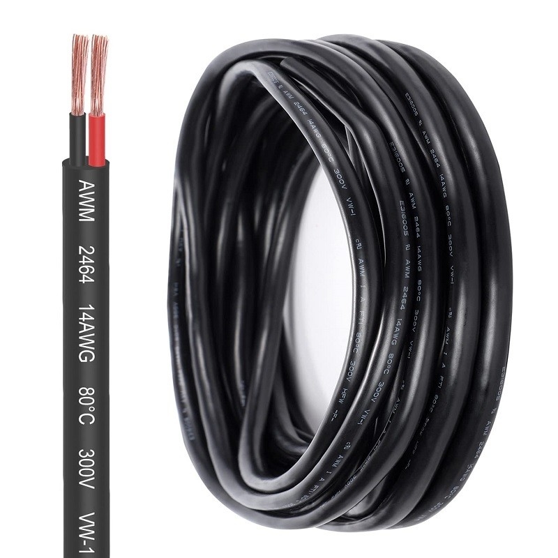 14 Gauge 2/3 Cáp PVC dẫn đồng dây thừng cho đèn LED và ô tô