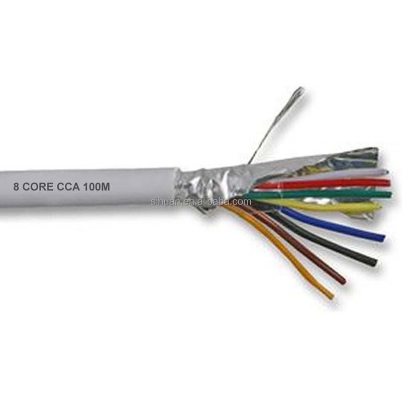 Hướng dẫn đồng trần 2c 4c 8c 12c 20c Cáp báo động hỏa hoạn với cách điện PVC