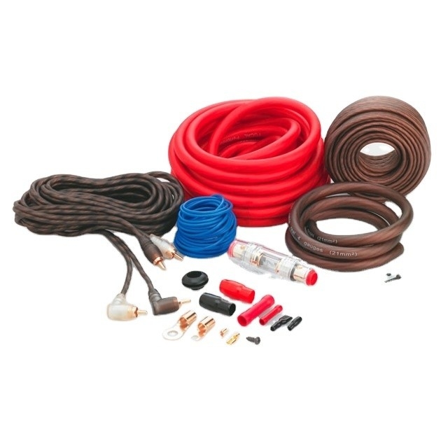4 Gauge xe tăng cường bộ dây với vật liệu cách nhiệt PVC và CCA hoặc OFC dẫn