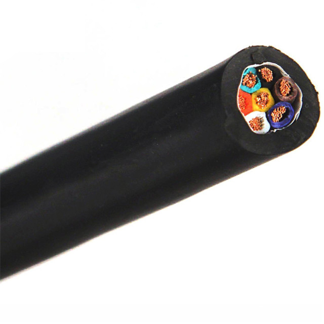 Đường dẫn đồng nướng 12V 36V Max 14 Gauge 7 Way Extension RV Trailer Wire Cable