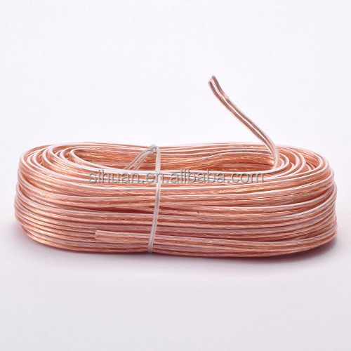 Đường kính bên ngoài tùy chỉnh và loại kết nối âm thanh Stereo Soft PVC Car Amplifier Speaker Wire