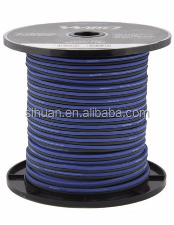 Hệ thống âm thanh xe hơi cao cấp Super Clear Flexible Transparent Jacket Amp Wiring Kit với RCA Connector Type PVC Jacket