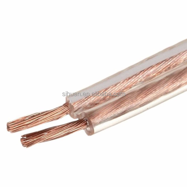 Cáp loa phẳng 18 AWG Cáp phẳng với đầu nối RCA Tiêu chuẩn CE
