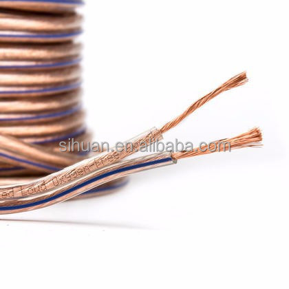 PVC rõ ràng áo khoác 14AWG linh hoạt loa dây 200 feet / 60,9 mét cho nhà và xe hơi loa