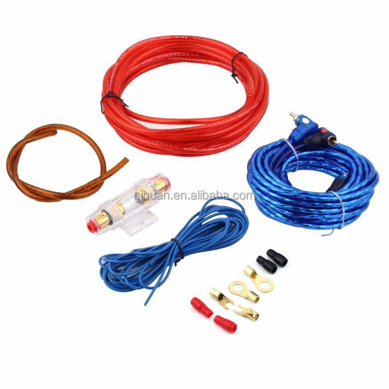 4/8 Gauge Car Amp Wiring Kit for Car Audio Conductor Vật liệu đồng bọc nhôm