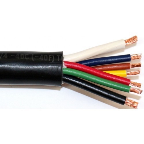 Cáp xe kéo 14 Gauge 7 Way Conductor Extension Wire PVC cách nhiệt 14/7