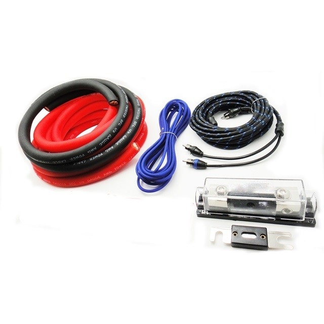 Bộ dây ô tô với cáp âm thanh ô tô cách nhiệt 4 Gauge và CCA hoặc OFC dẫn