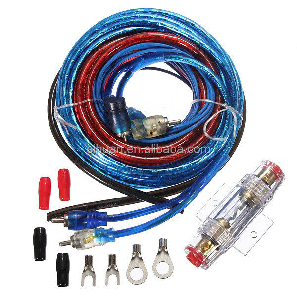 ofc Tối ưu hóa cài đặt khuếch đại với dây dẫn dây 4 Gauge Amp Wiring Kit