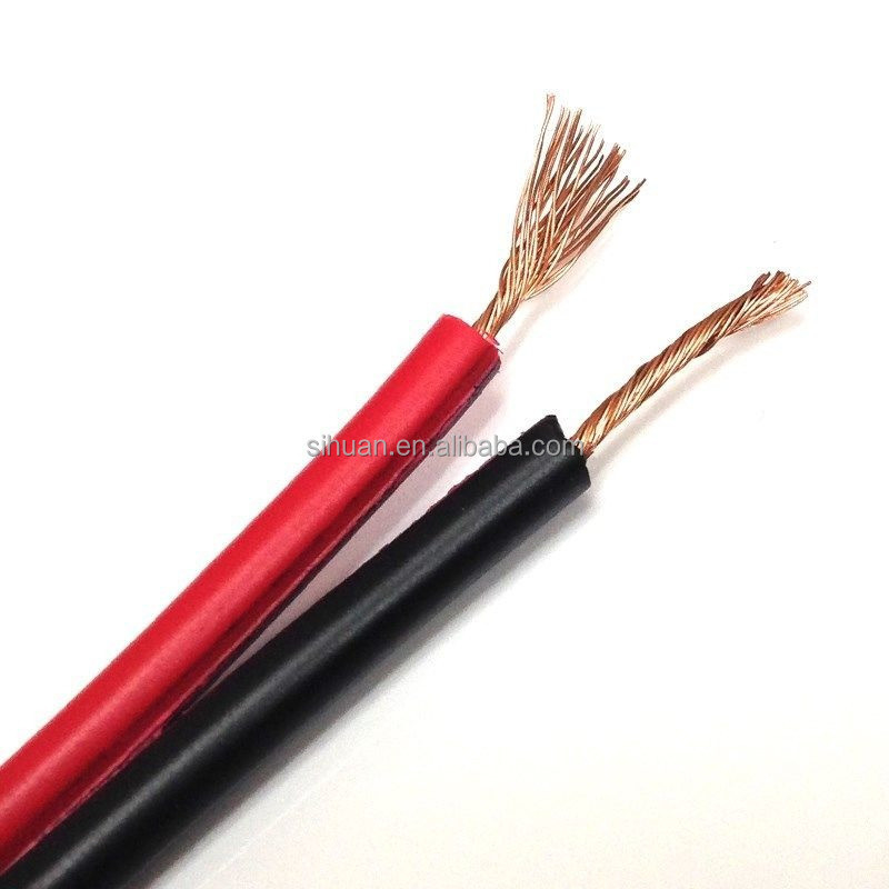 Nhà hát 12 Gauge Stranded Wire Đỏ và Đen PVC Jacket Speaker Cable cho Hệ thống âm thanh