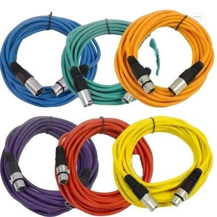 24AWG PVC cách điện XLR DMX Cable cho Microphone Radio Station và hệ thống loa