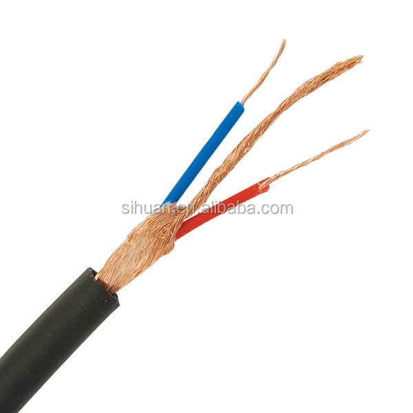 Gold Connector Braid Shielding Microphone Audio Cable 0.22mm2 0.35mm2 cho âm thanh rõ ràng