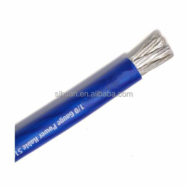0.4-10 Gauge Copper Conductor PVC Jacket Car Audio Power Cable cho xe điện